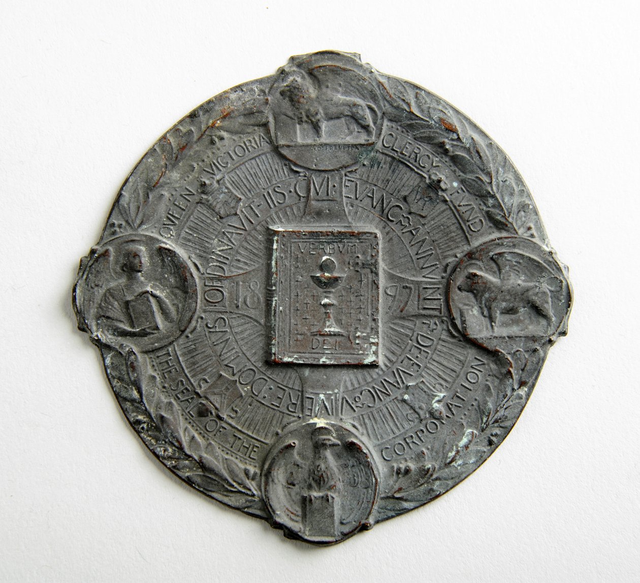 Seal for the Queen Victoria Clergy Fund by George James Frampton