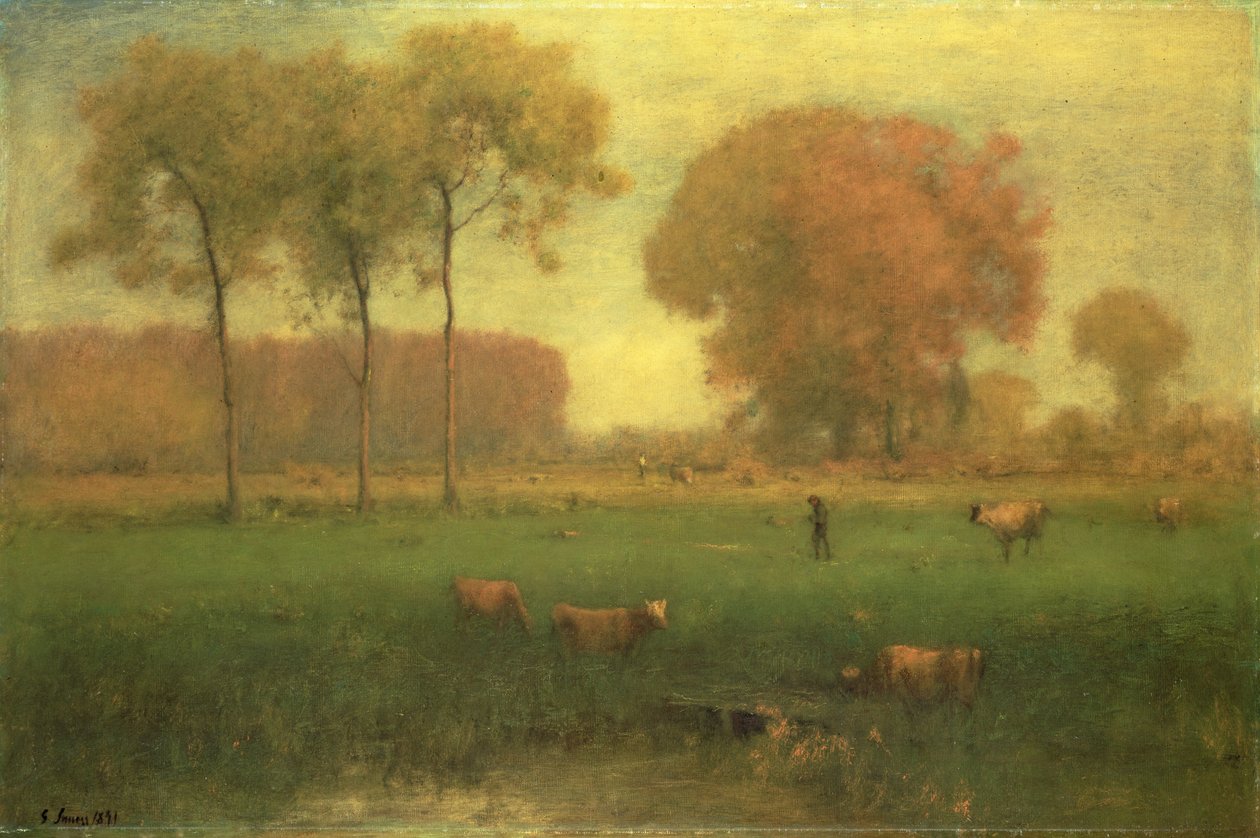 Indian Summer, 1891 by George Jnr. Inness
