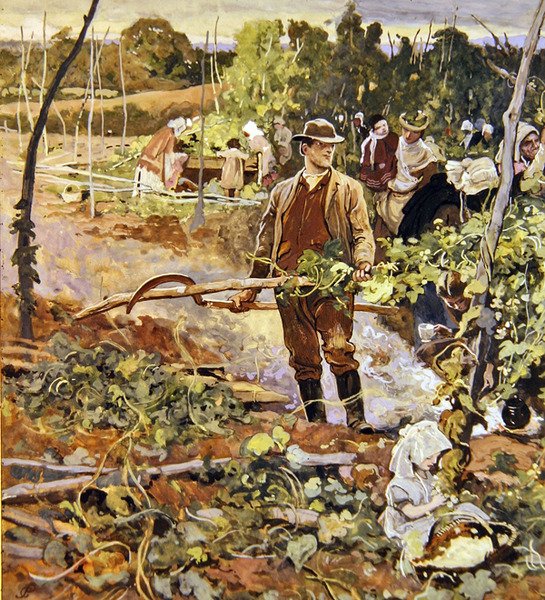 The Gleaners by George John Pinwell