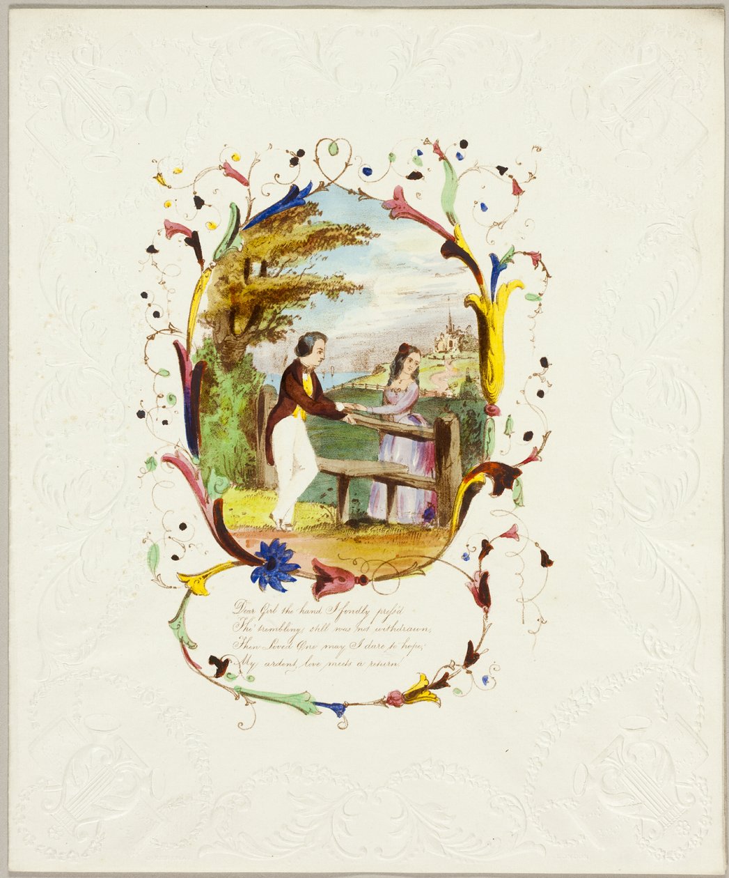 Dear Girl, Thy Hand (valentine) by George Kershaw
