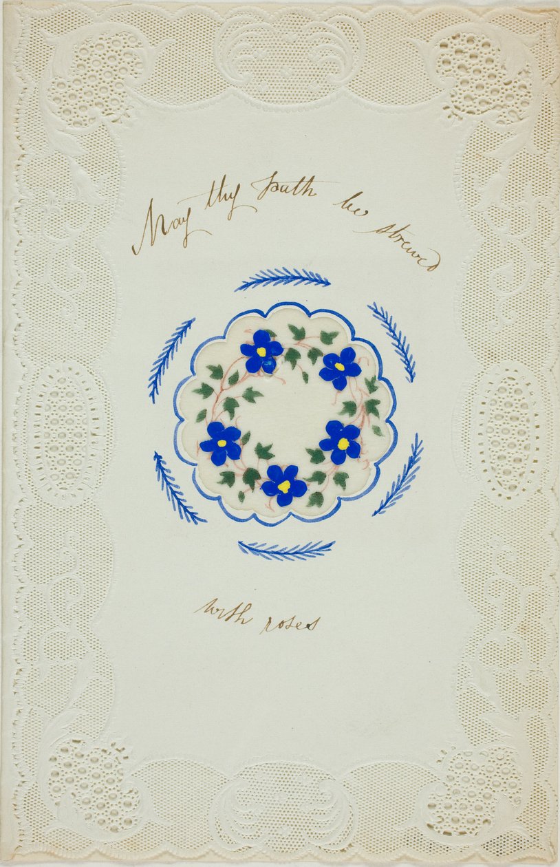 May Thy Path be Strewed with Roses (Valentine) by George Kershaw