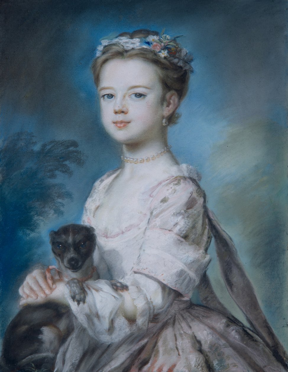 Portrait of Lady Charlotte Boyle by George Knapton
