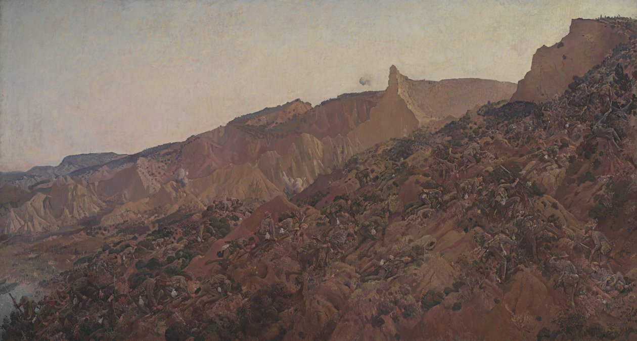 Anzac, the landing 1915 by George Lambert