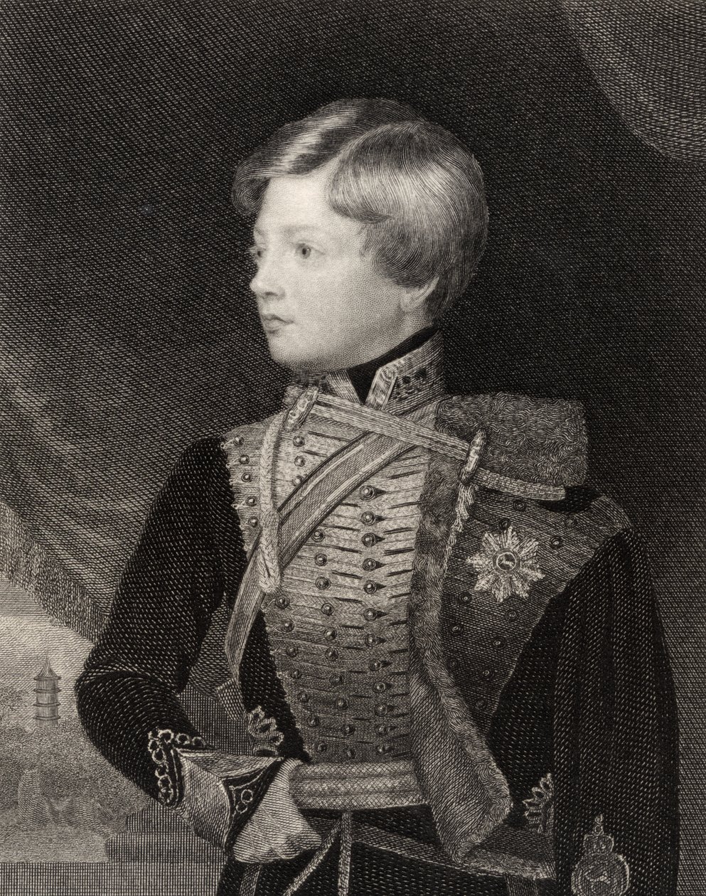 George V, King of Hanover, Engraved by T.A. Dean, from 