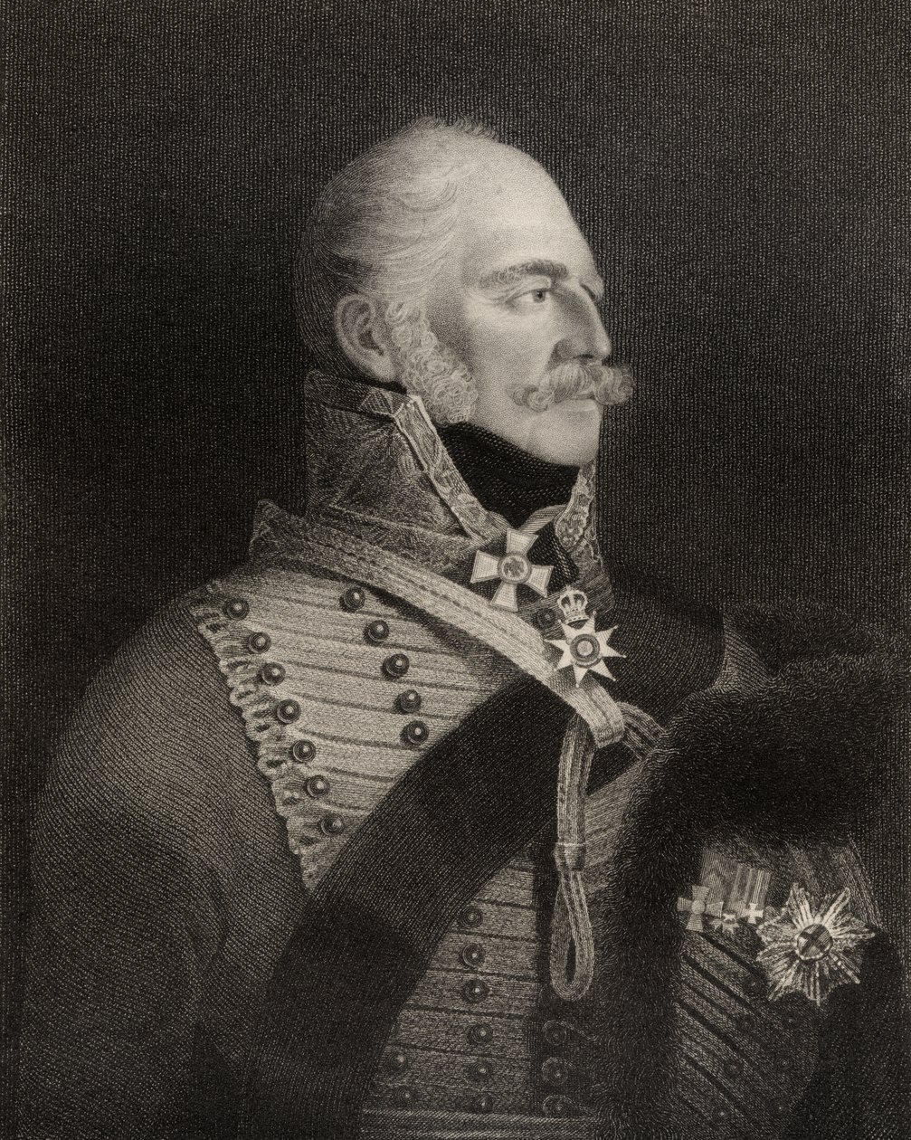 Prince Ernest Augustus, Duke of Cumberland and King of Hanover, engraved by H.R. Cook, from 