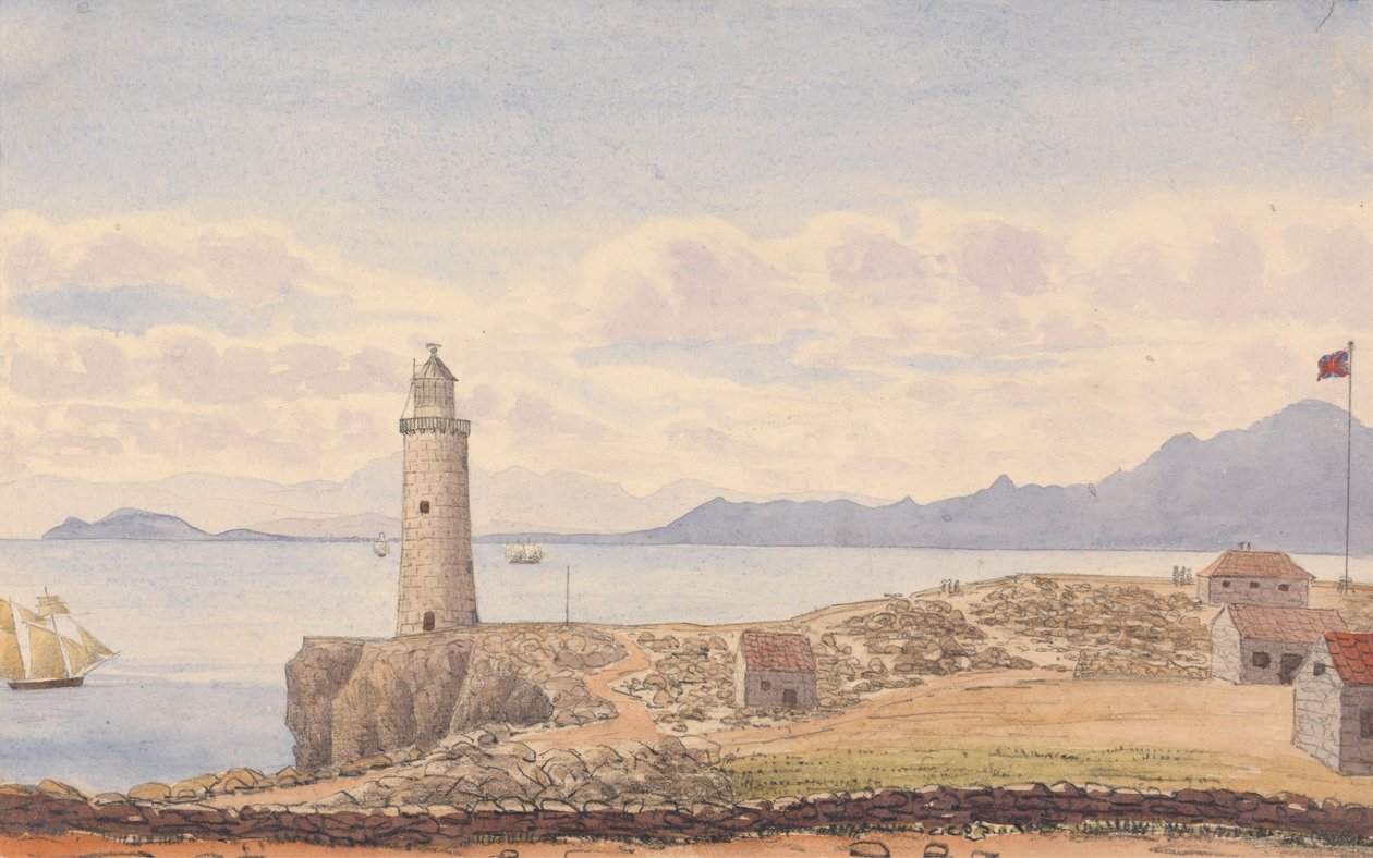 Europa Lighthouse, Ceuta, Spain by George Lothian Hall