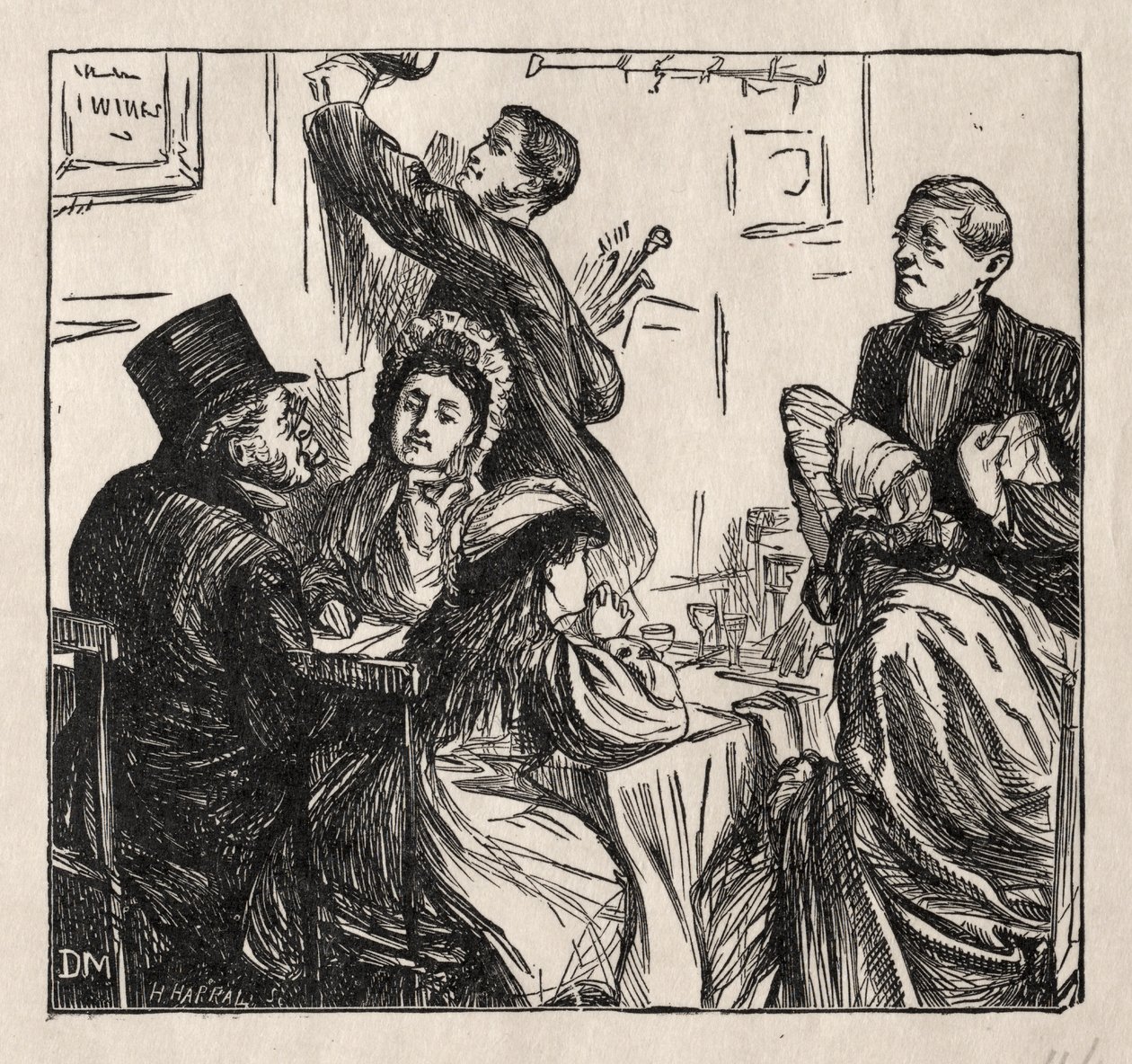 Refreshment at the Great Exhibition by George Louis Palmella Busson Du Maurier