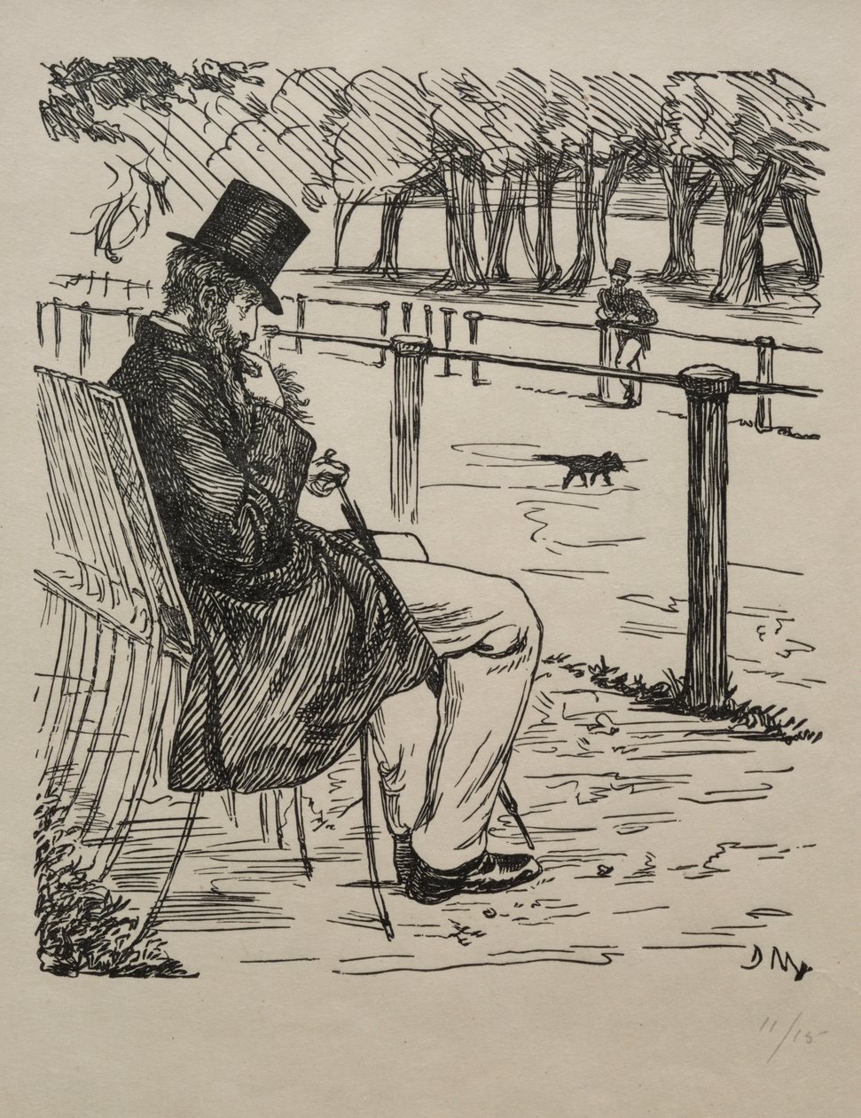 The Last of the Barons, 1855 by George Louis Palmella Busson Du Maurier