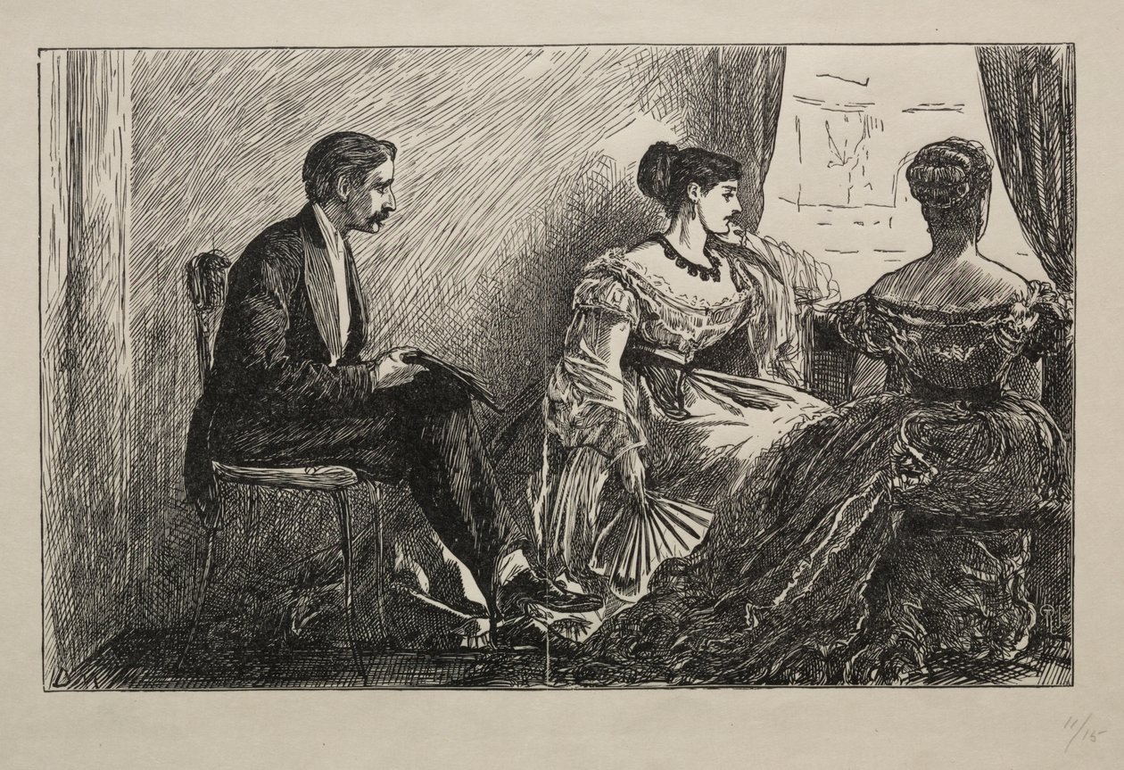 The White Camellia by George Louis Palmella Busson Du Maurier