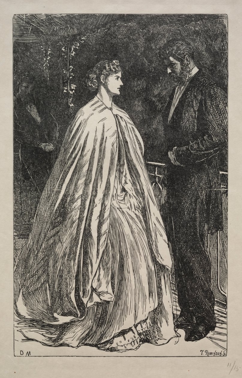 Two to One on the Major, 1866 by George Louis Palmella Busson Du Maurier