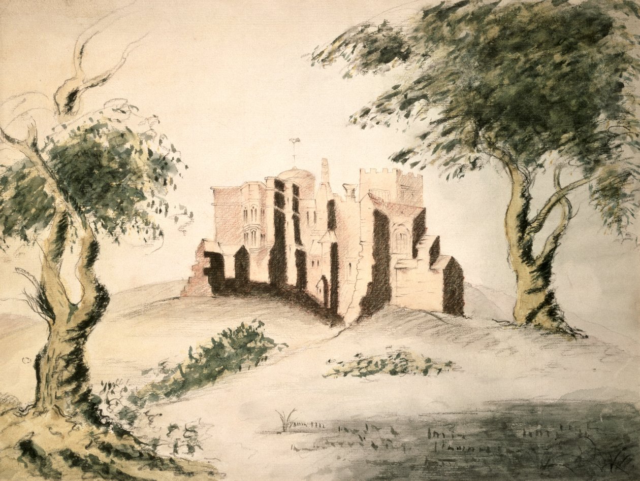 The Old Manor House of Woodstock, 18th century by George Marquis of Blandford