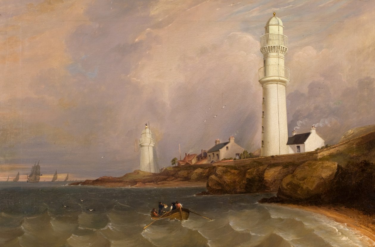 Lighthouses - West Lights, Tayport by George McGillivray