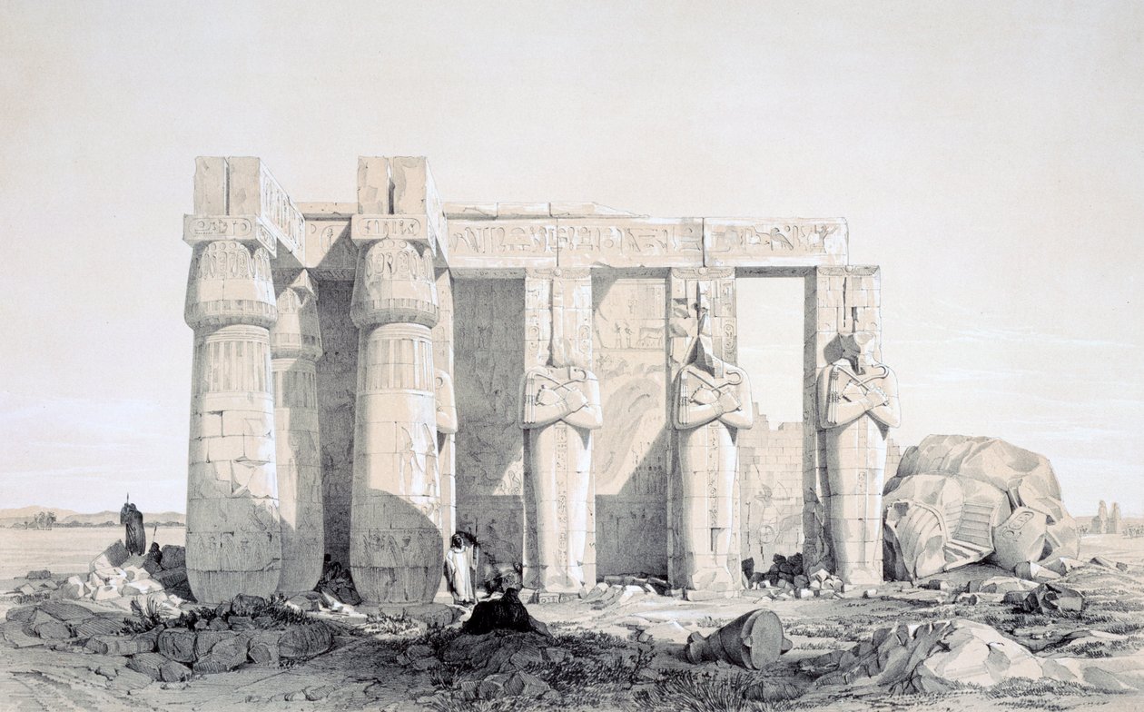 The Ramseion, Luxor, Egypt by George Moore