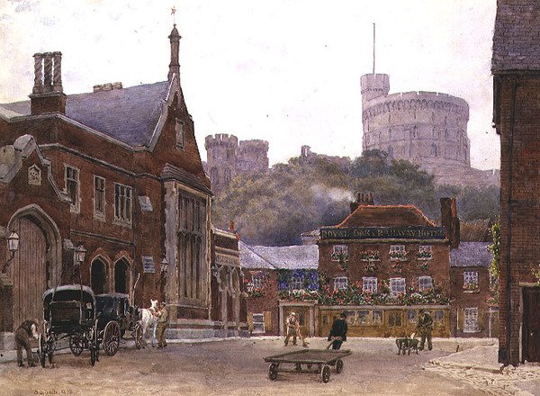 South West Station and Round Tower, from 