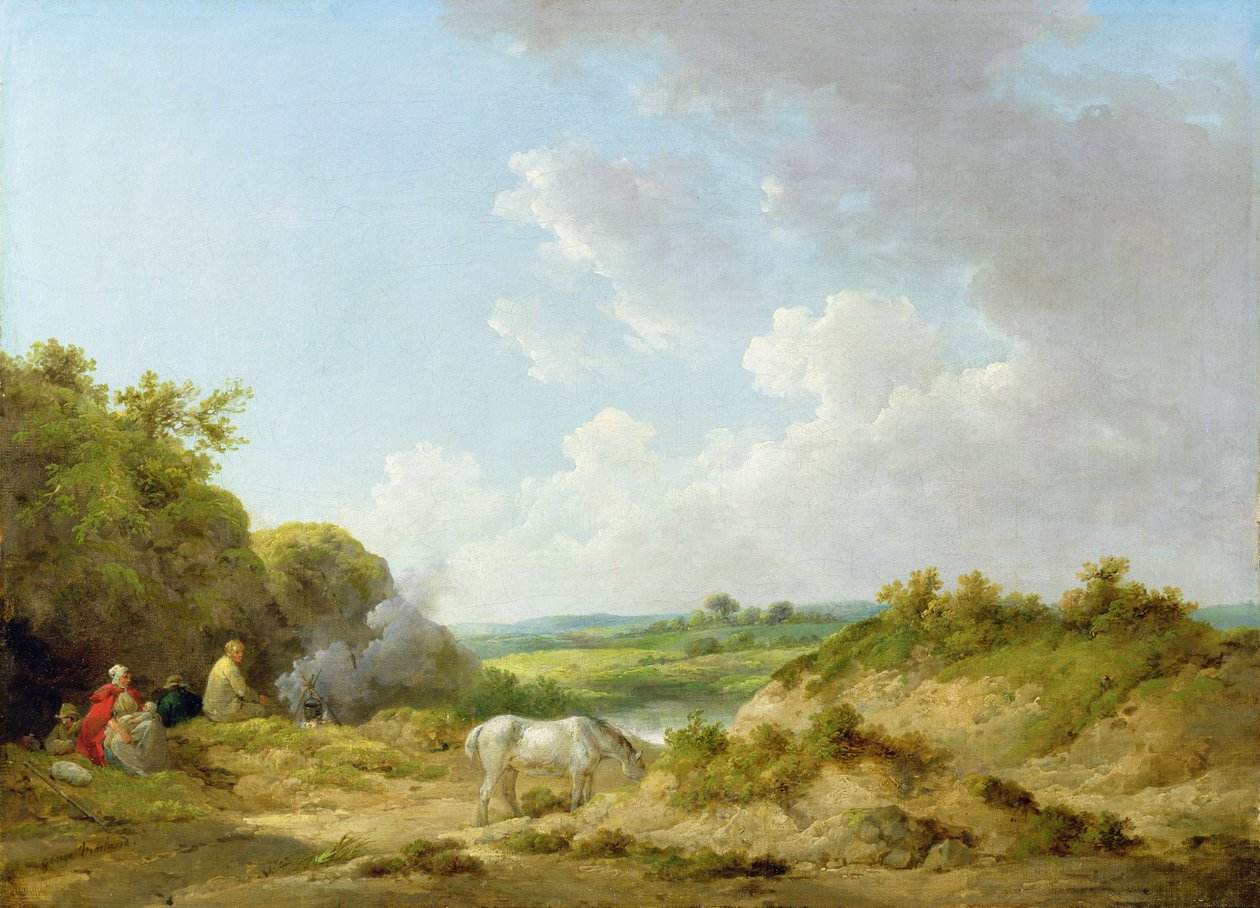 A Gypsy Encampment by George Morland