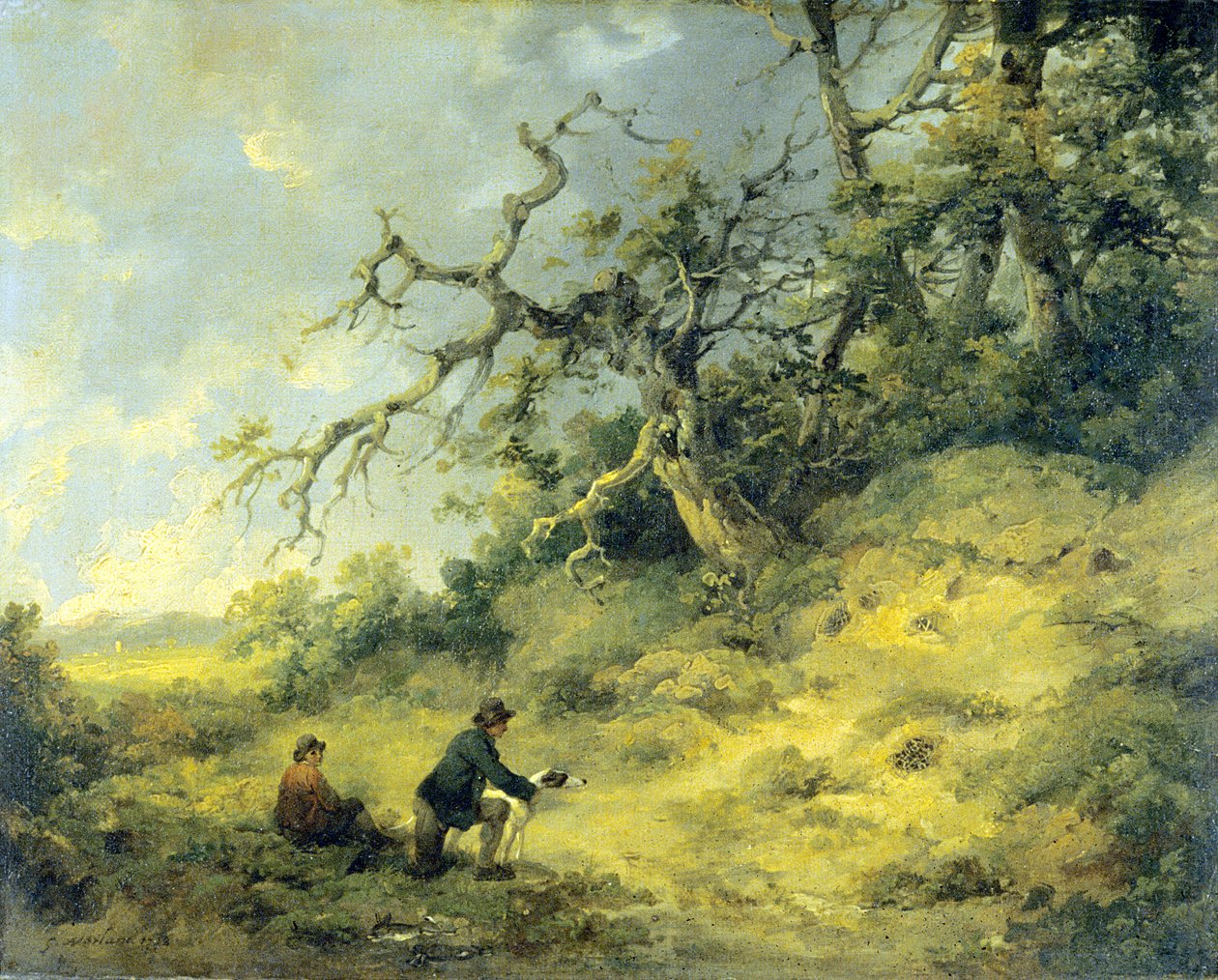 Ferreting by George Morland
