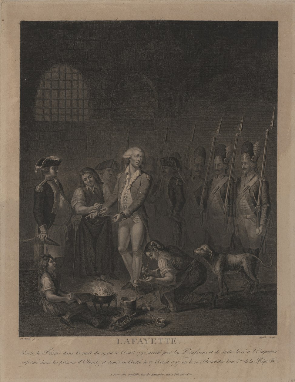 Lafayette in Prison at Olmütz by George Morland