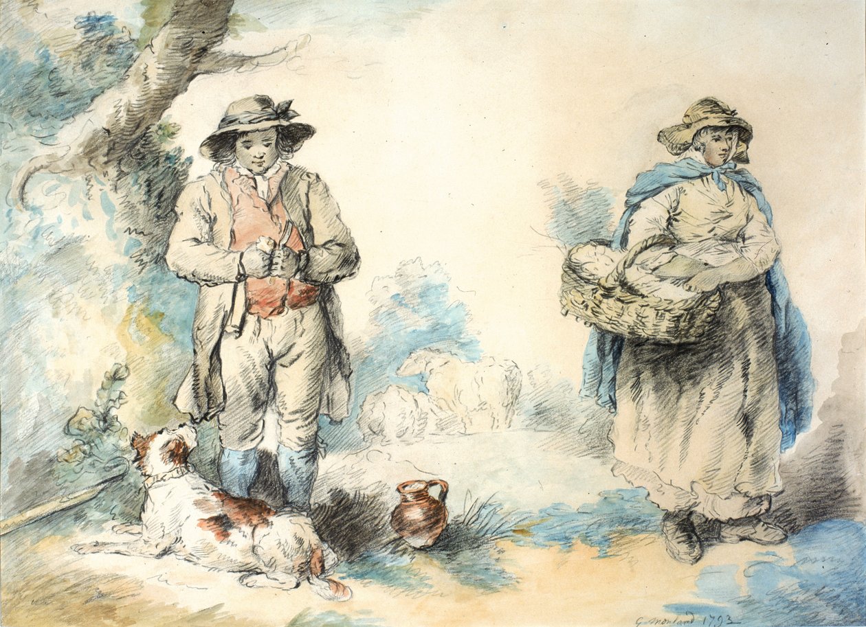 The Higglers by George Morland