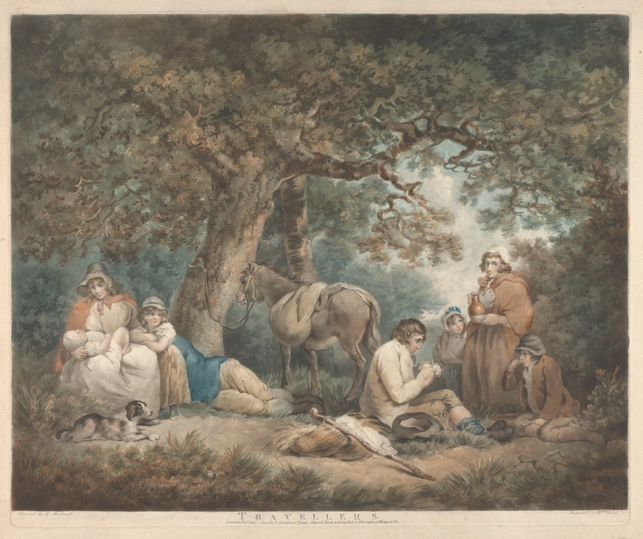 Travellers by George Morland