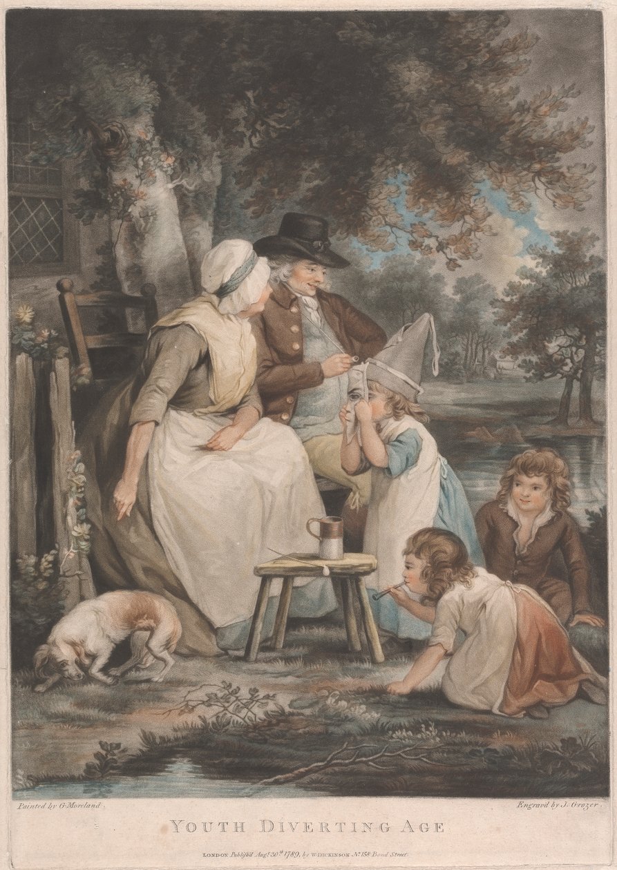 Youth Diverting Age by George Morland