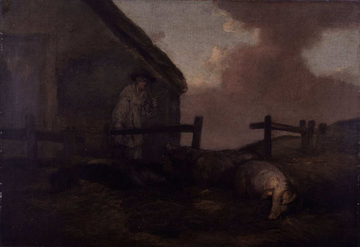 Swineherd by George Morland