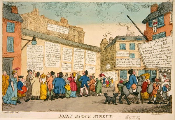 Joint Stock Street by George Moutard Woodward