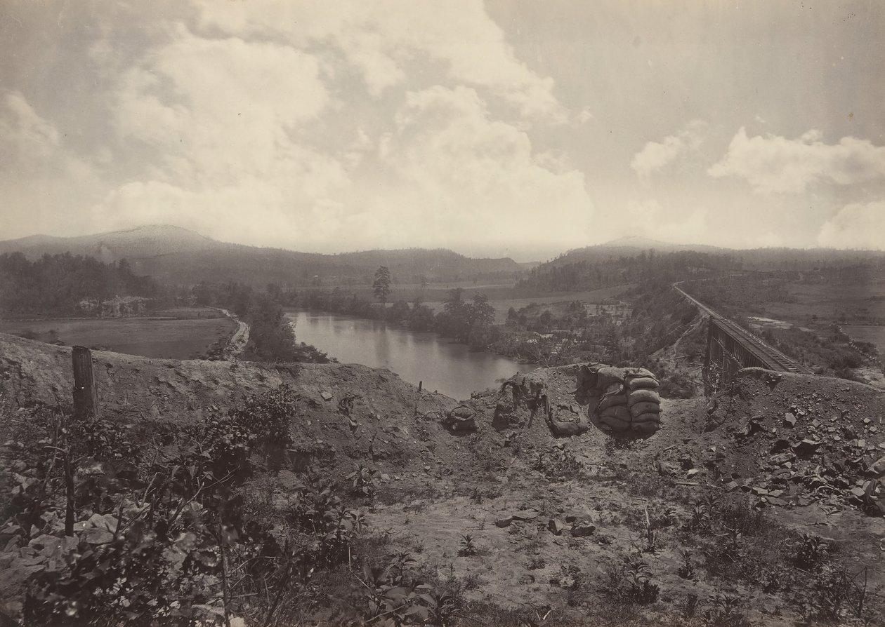 Allatoona from the Etawah, 1860s by George N. Barnard