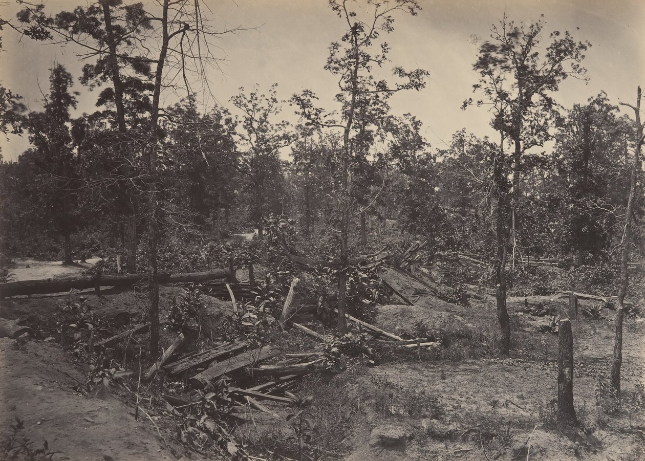 Battle Field of Atlanta, Georgia, July 22nd 1864 No. 1, 1860s by George N. Barnard