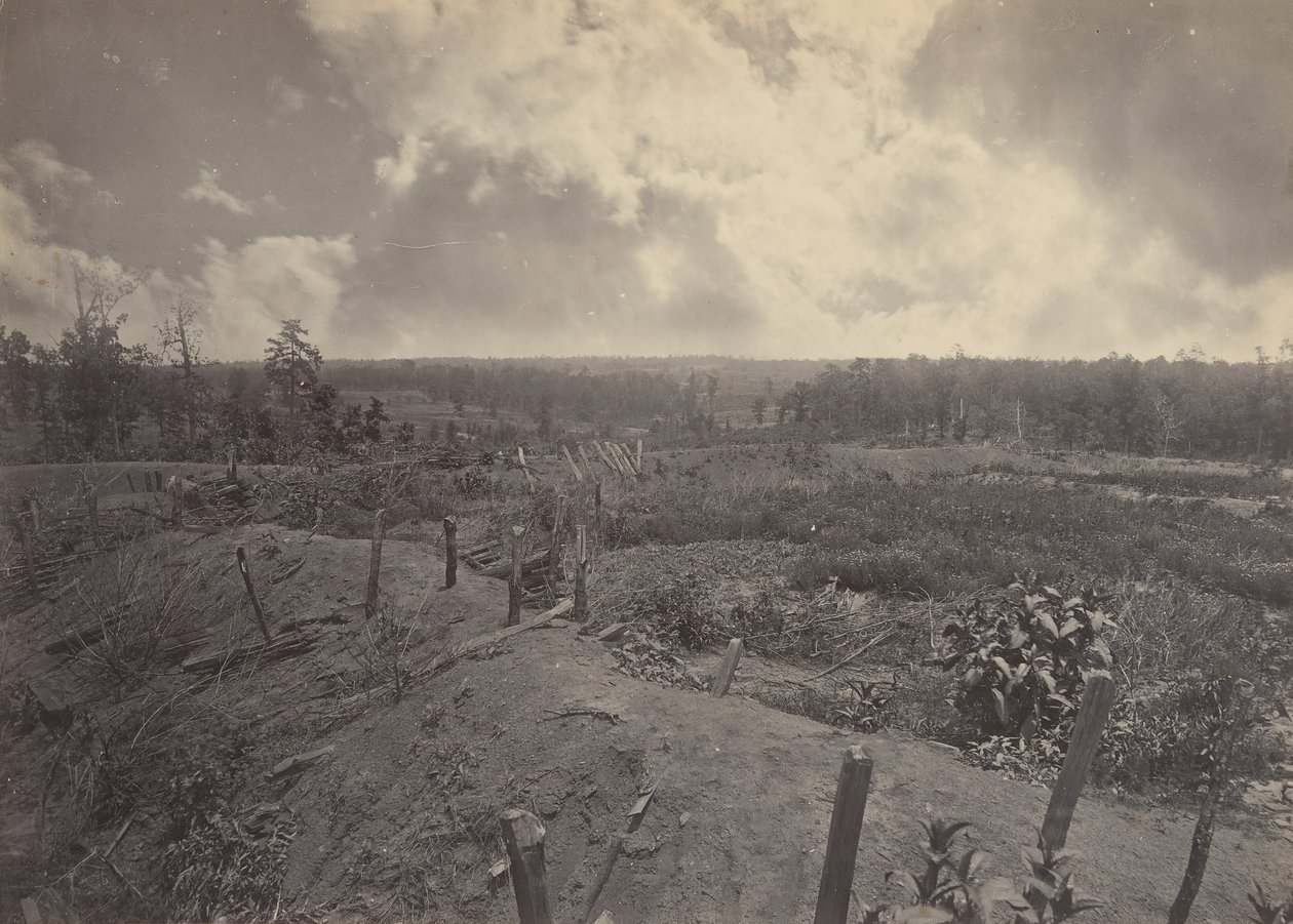Battle Field of Atlanta, Georgia, July 22nd 1864 No. 2, 1860s by George N. Barnard