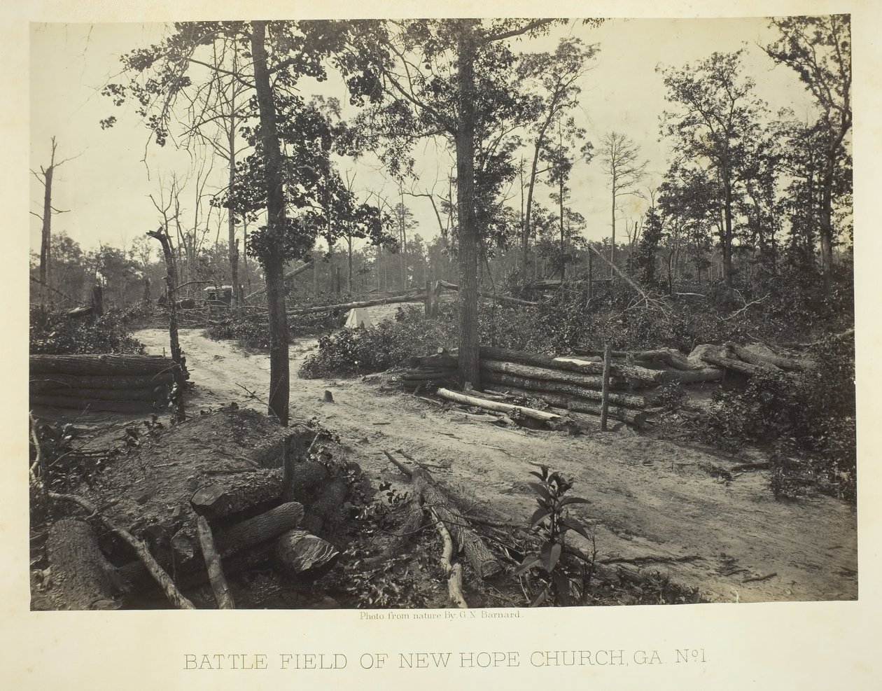Battle Field of New Hope Church, GA, No. 1 by George N. Barnard