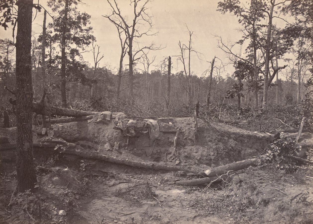 Battlefield of New Hope Church, GA, No. 2 by George N. Barnard