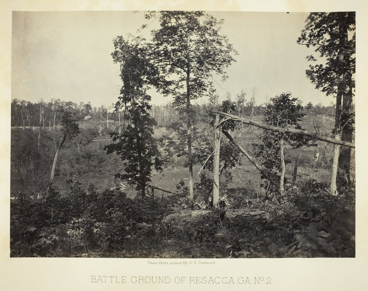 Battle Ground of Resacca, GA, No. 2 by George N. Barnard