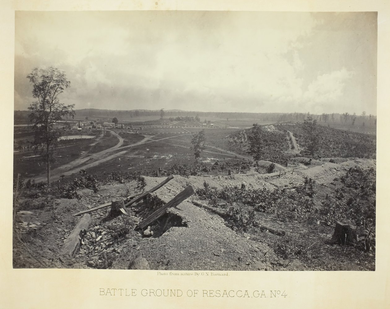 Battle Ground of Resacca, GA, No. 4 by George N. Barnard