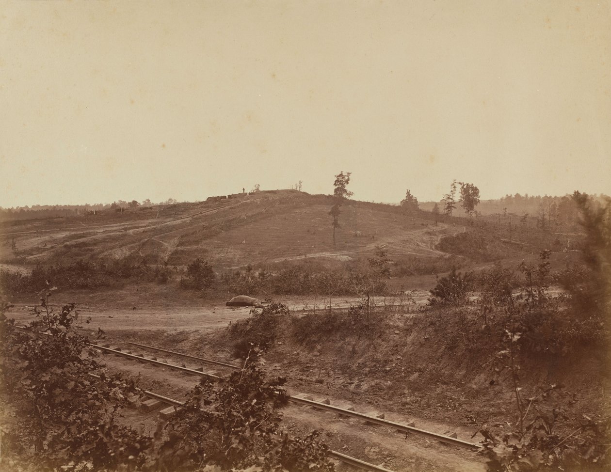 Battlefield in Atlanta, 1864 by George N. Barnard