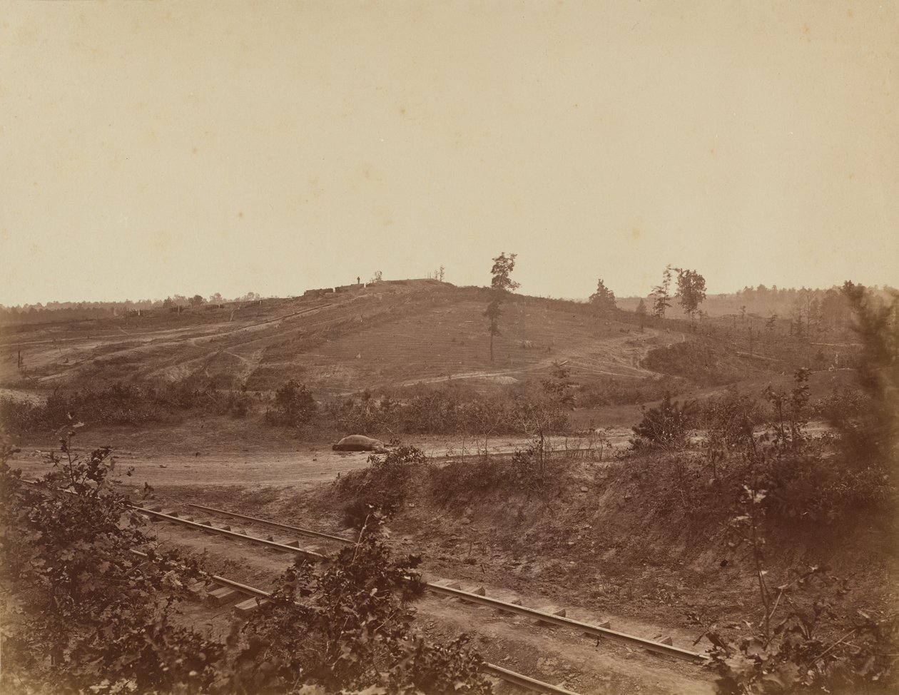 Battlefield in Atlanta, 1864 by George N. Barnard