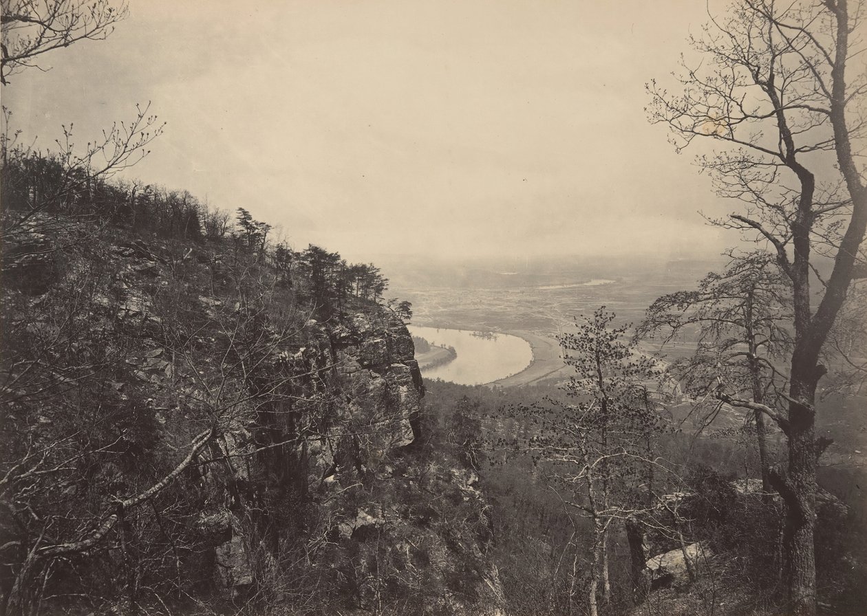 Chattanooga Valley from Lookout Mountain No. 2, 1860s by George N. Barnard