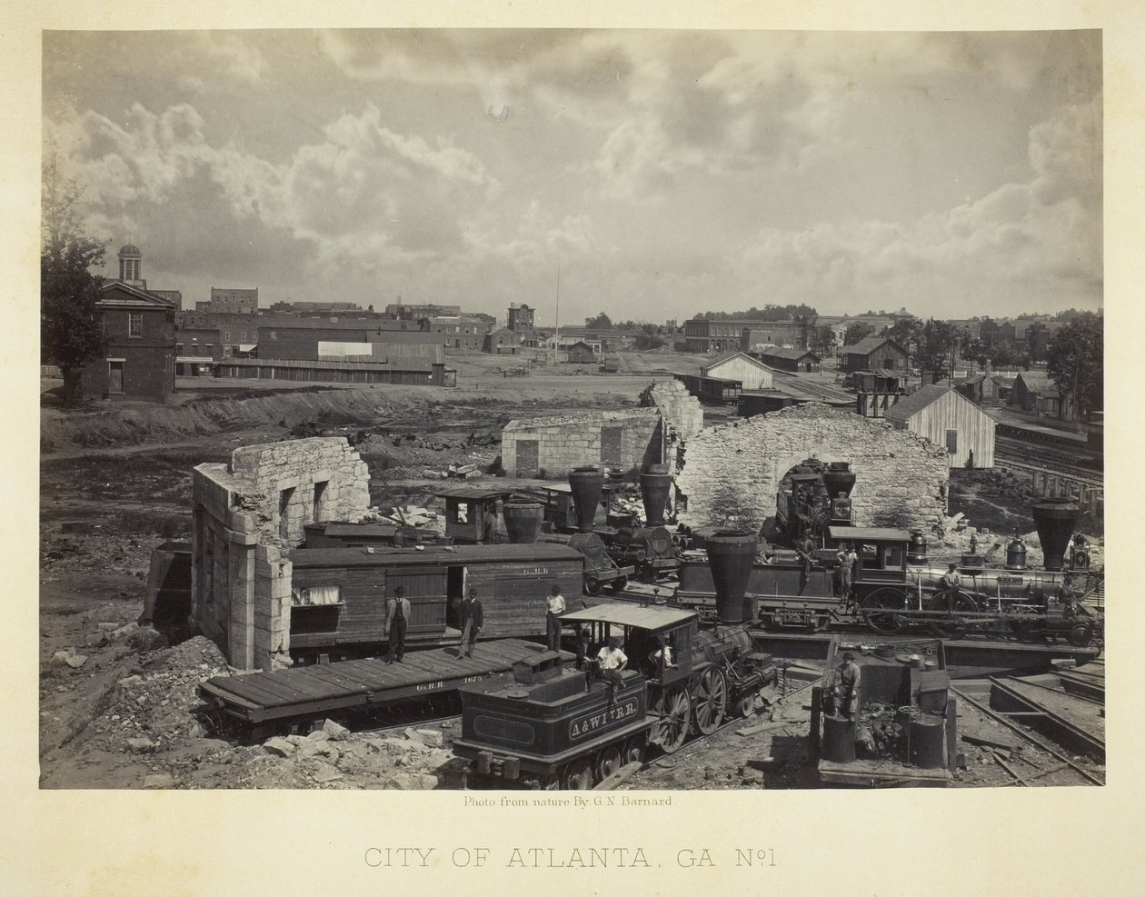 City of Atlanta, GA, No. 1 by George N. Barnard