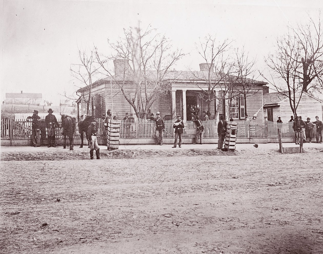 Headquarters of General Sherman or Thomas, Chattanooga by George N. Barnard
