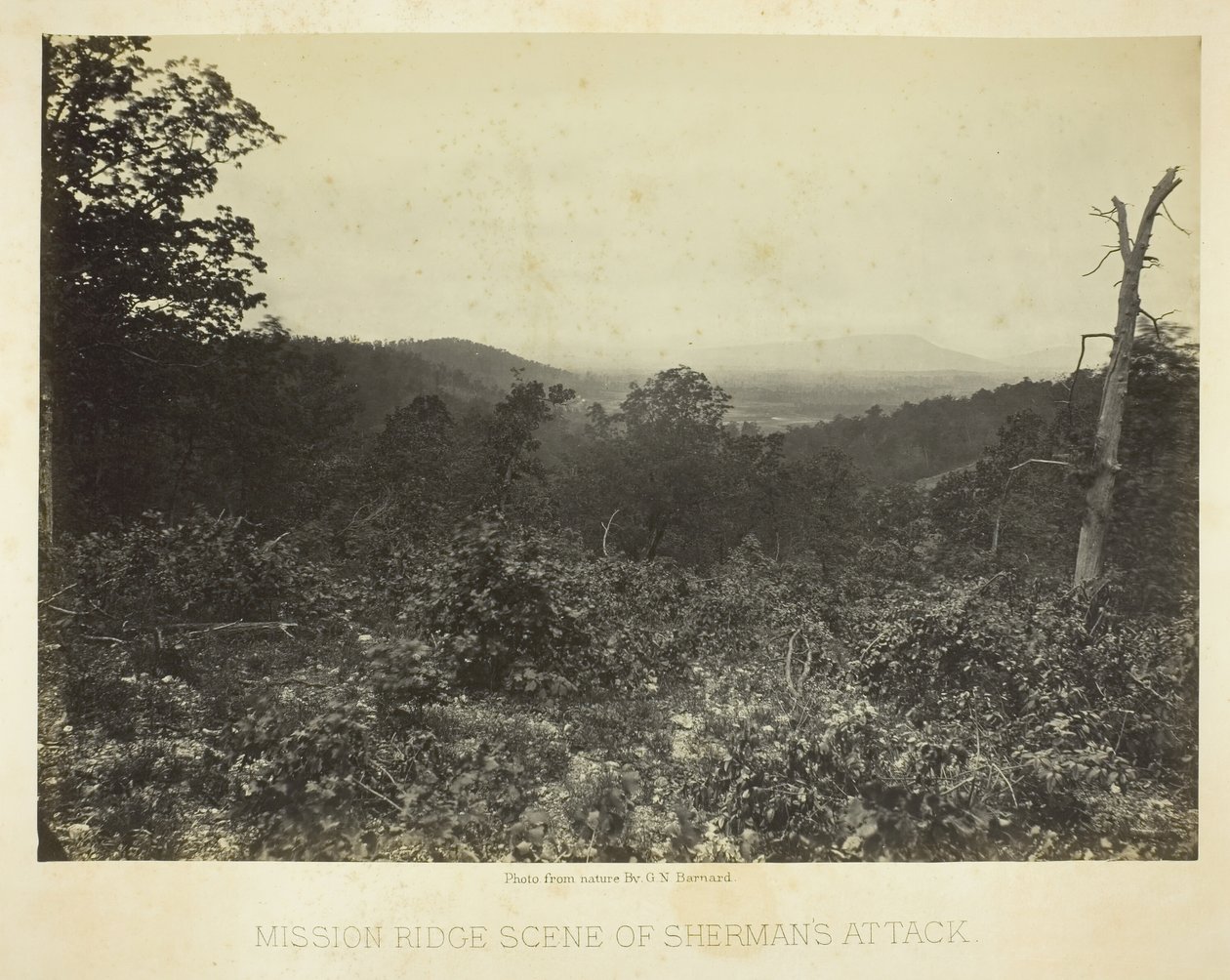 Mission Ridge Scene of Sherman