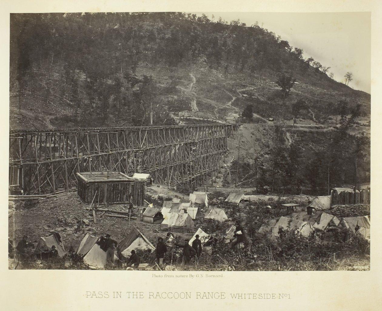 Pass in the Raccoon Range, Whiteside No. 1 by George N. Barnard