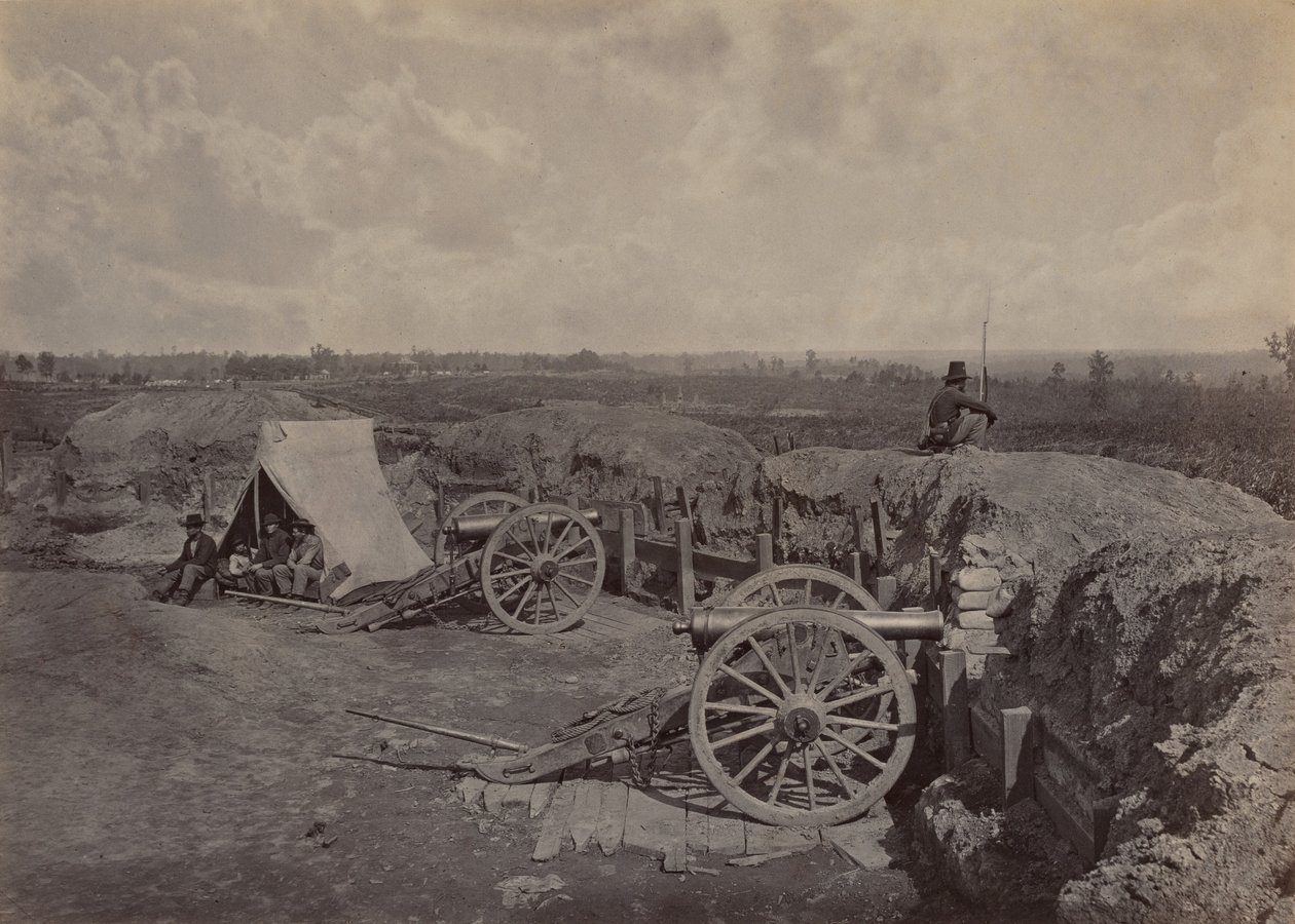 Rebel Works in Front of Atlanta, GA, No. 4 by George N. Barnard