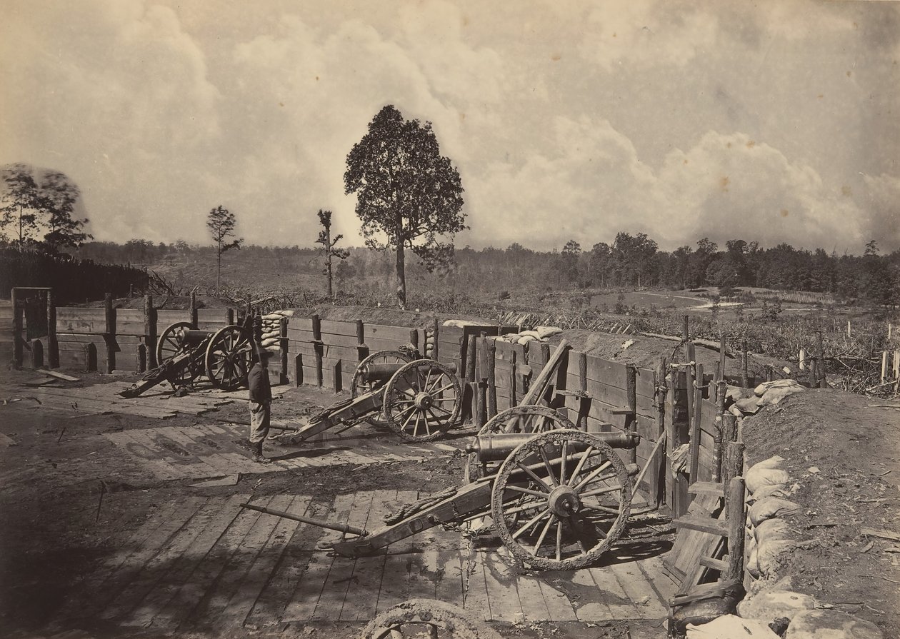 Rebel Works in Front of Atlanta, Georgia No. 2, 1860s by George N. Barnard