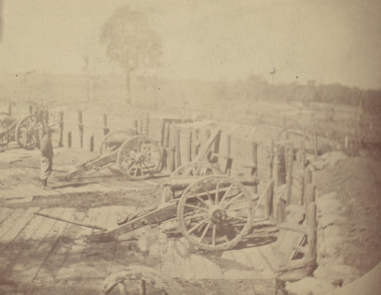 Rebel Works in Front of Atlanta, Georgia, No. 2 by George N. Barnard