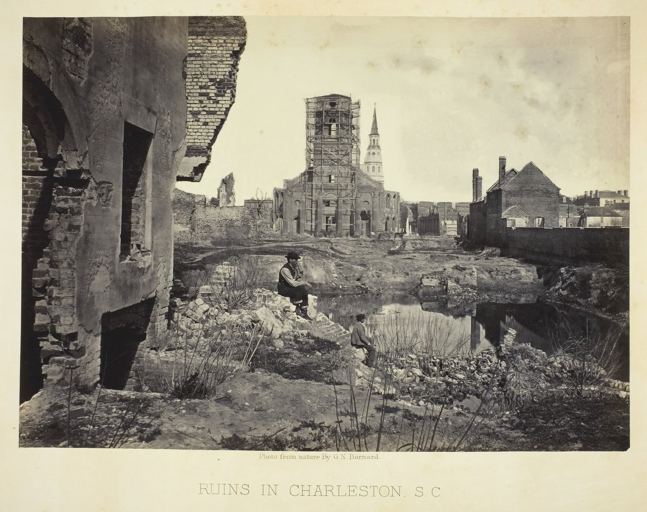 Ruins in Charleston, S.C., 1865-66 by George N. Barnard