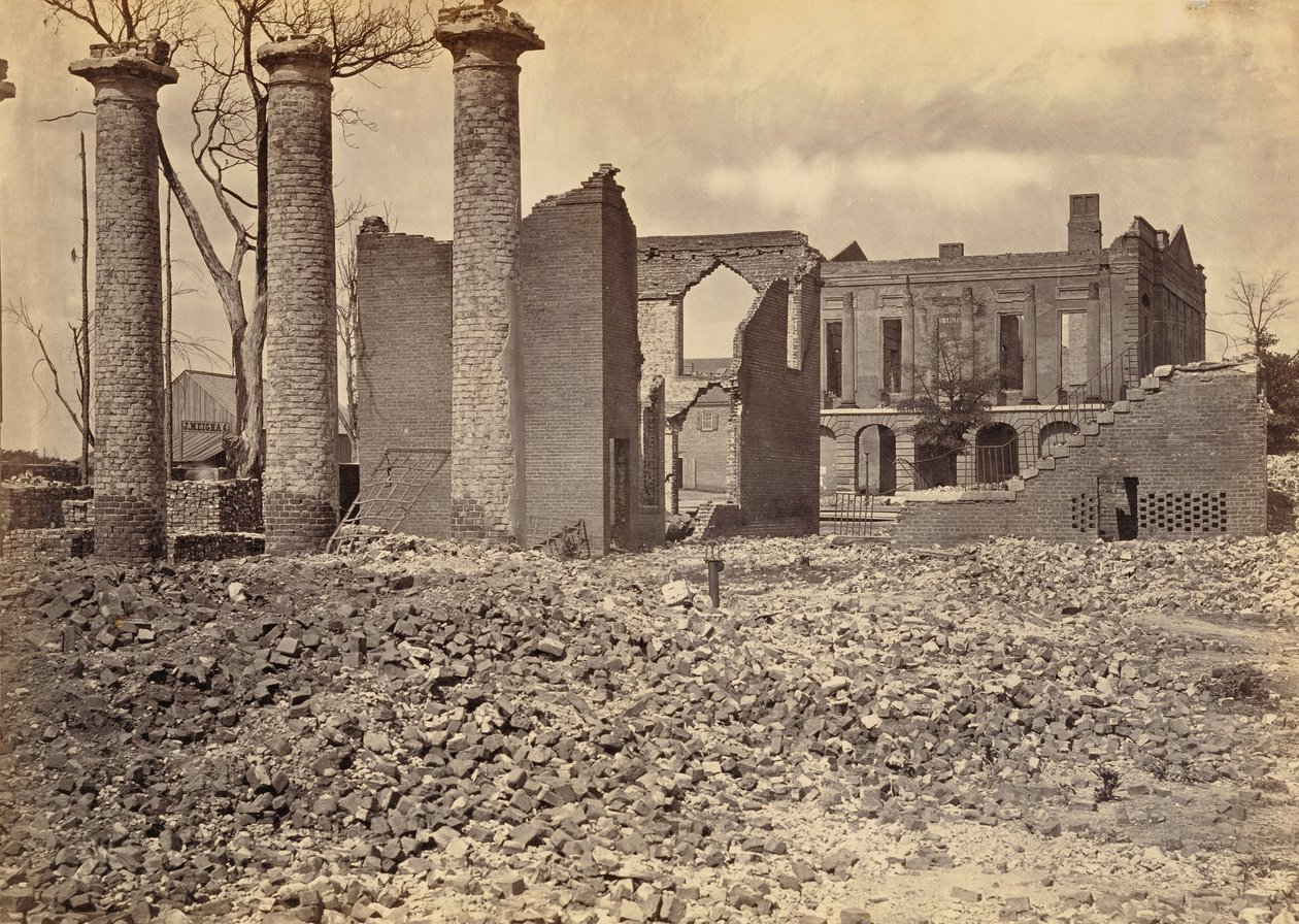 Ruins in Columbia, S.C. No. 2 by George N. Barnard
