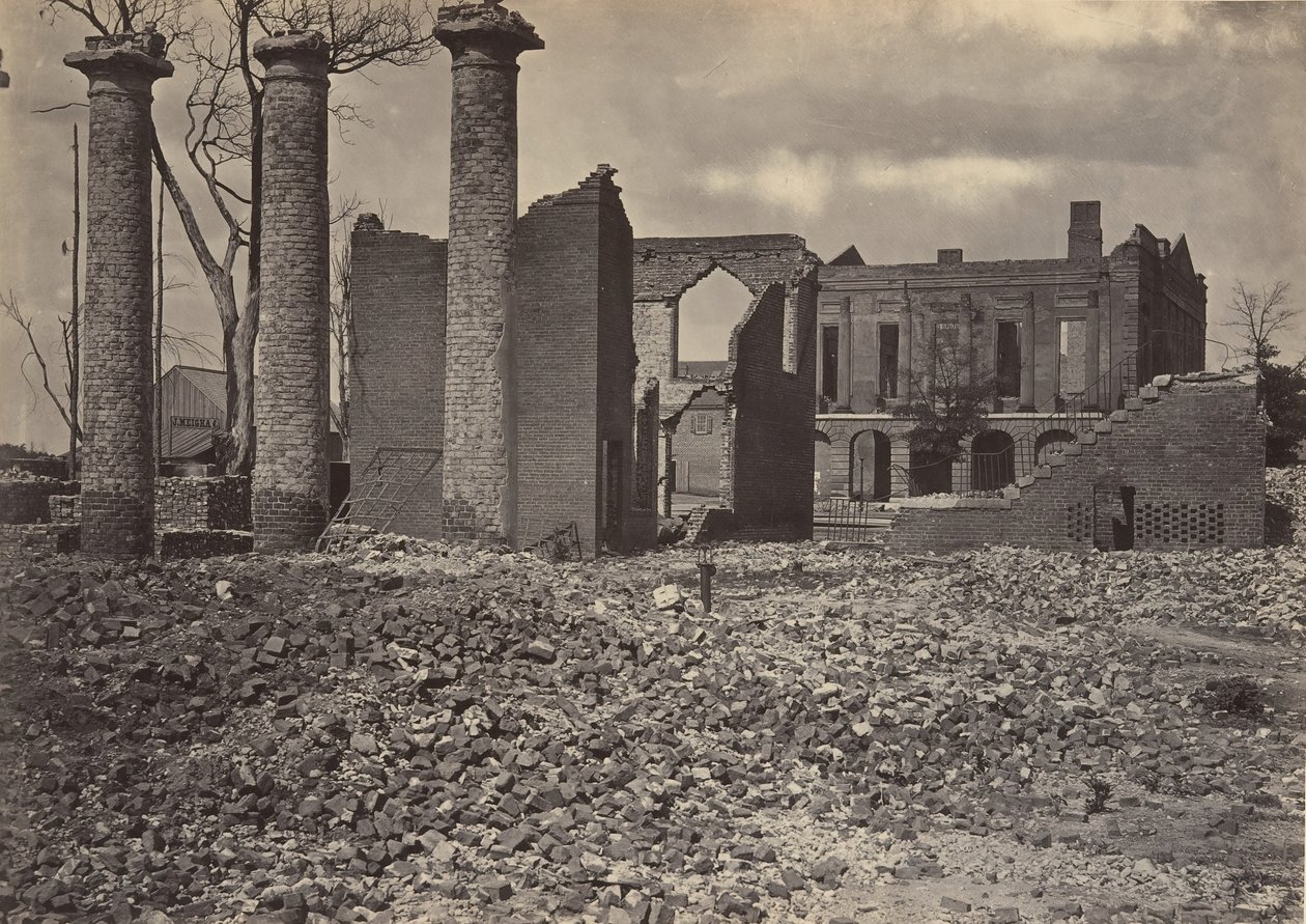 Ruins in Columbia, South Carolina No. 2, 1860s by George N. Barnard