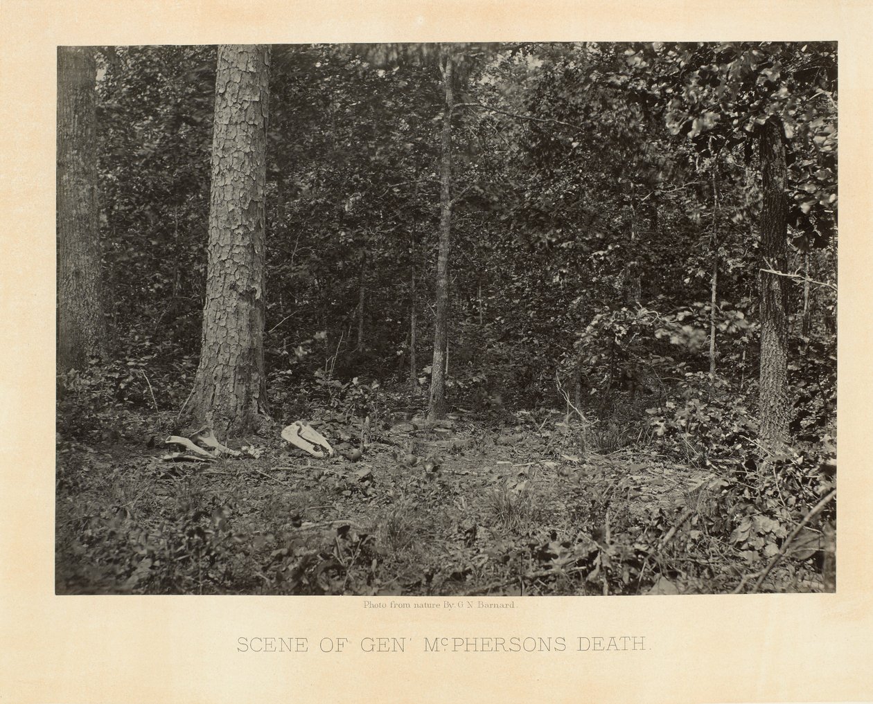 Scene of General McPherson