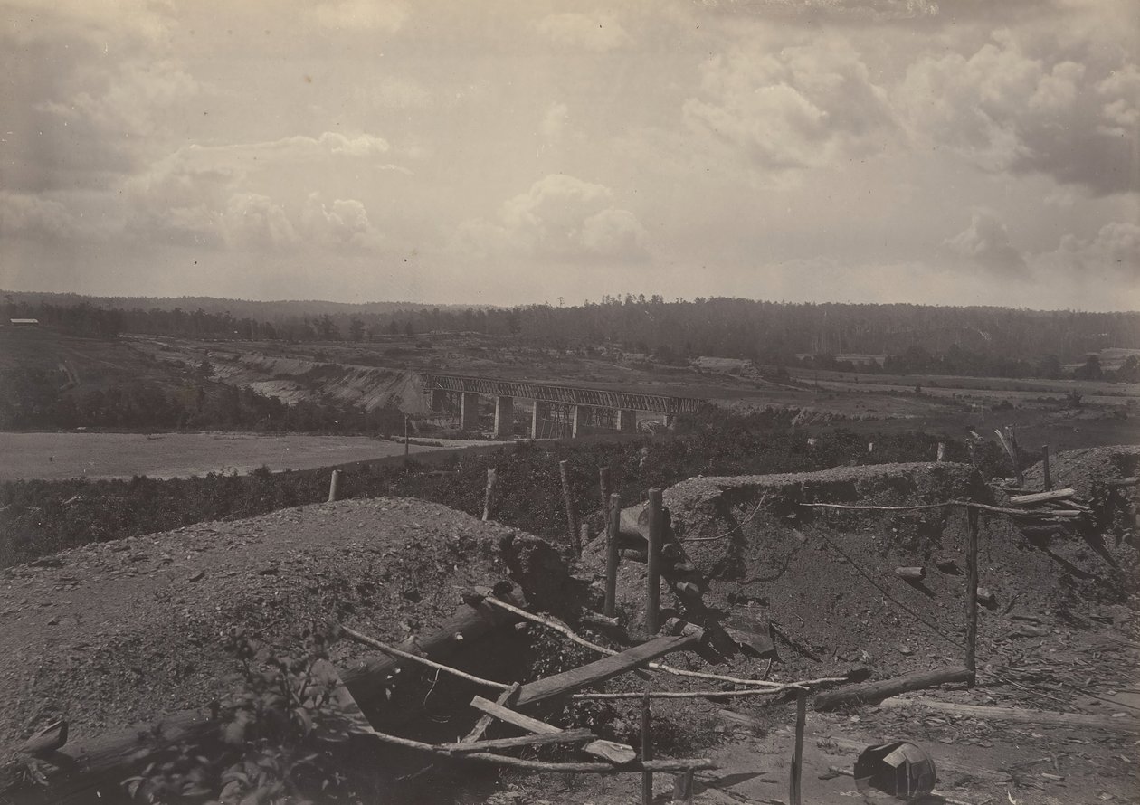 South Bank of the Chattahoochie, Georgia, 1860s by George N. Barnard