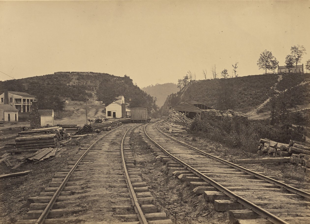 The Allatoona Pass Looking North, Georgia by George N. Barnard
