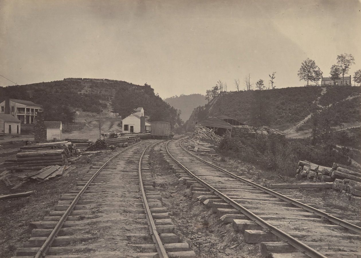 The Allatoona Pass Looking North, Georgia by George N. Barnard